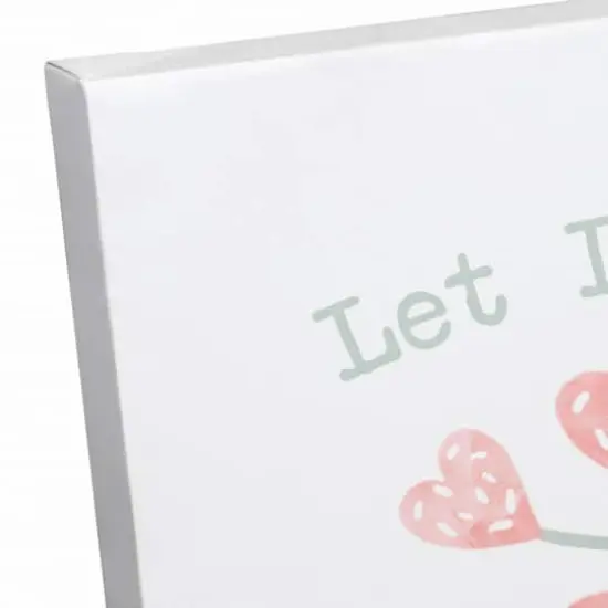 Let Love Grow Heart Branch 11" x 14" Canvas Wall Art {4}
