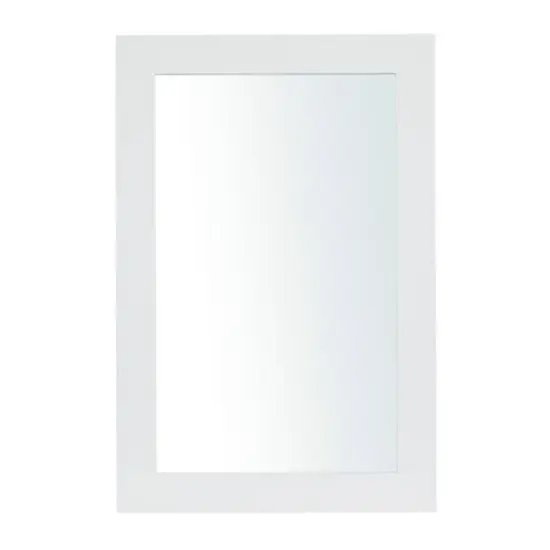 Black Wood Contemporary Wall Mirror 18" x 28" {1}