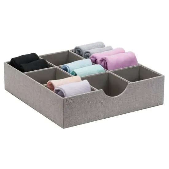Household Essentials Drawer Organizer Tray Gray {11}
