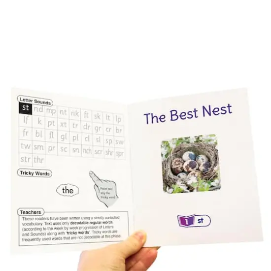 Junior Learning&reg; Life Science Letters & Sounds Phase 4 Non-Fiction Educational Learning Set {4}