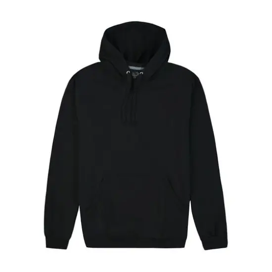 Fruit of the Loom Eversoft Fleece Pullover HoodieBlack {1}
