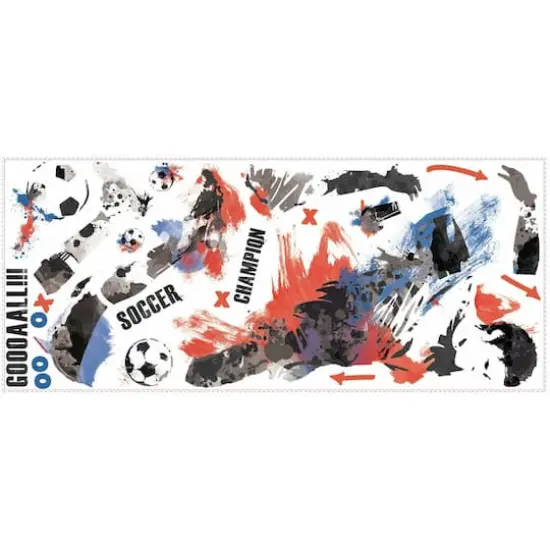 RoomMates Soccer Champion Peel & Stick Giant Decals {3}