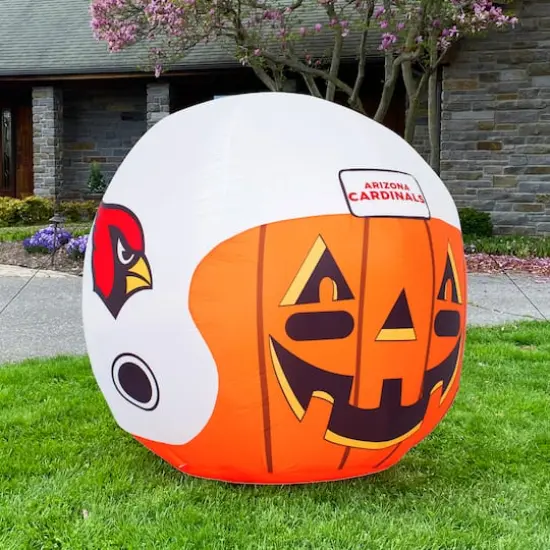 Sporticulture 4ft. Inflatable NFL Team Pride Jack-O' Helmet Arizona Cardinals {6}