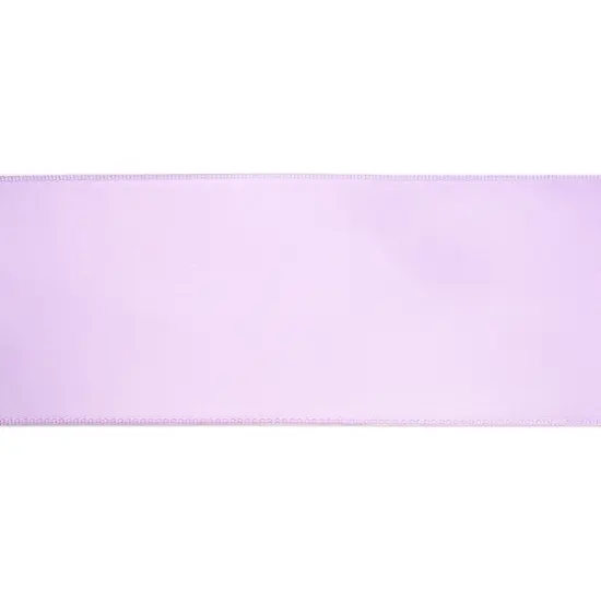 2.5" x 8.3yd. Wired Satin Ribbon by Celebrate It&reg; Lavender {4}