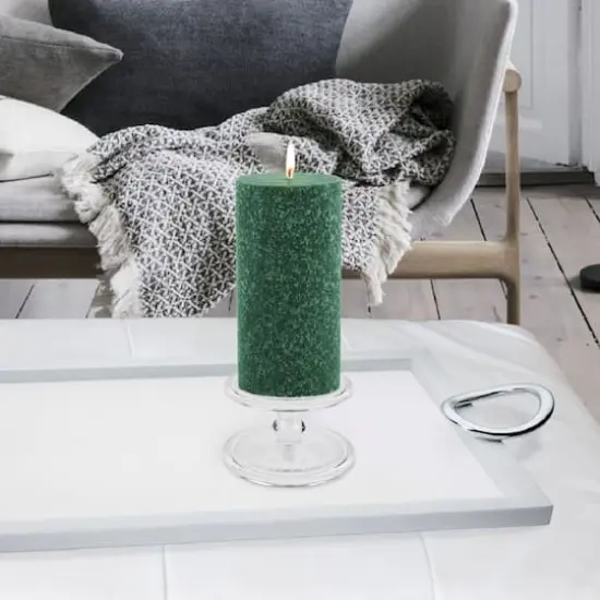 Root Candles 3" x 6" Unscented Timberline&trade; Pillar Candle Dark Green {3}
