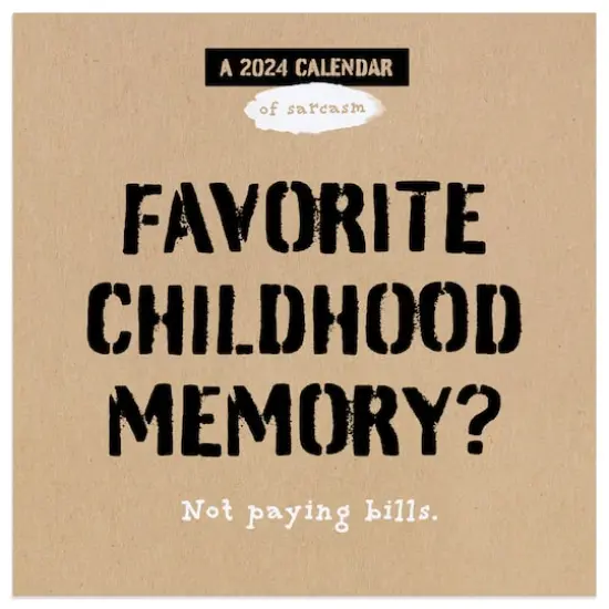 TF Publishing 2024 Anti-Affirmations & Sarcasm Mini Calendar {1}