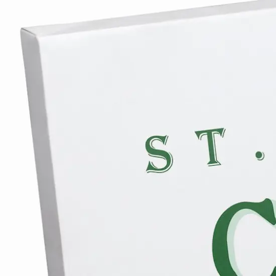 St. Patrick's Clover Market Canvas Wall Art {4}