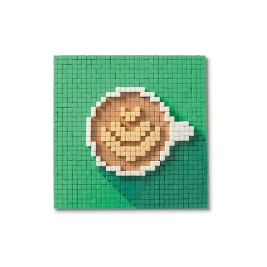 Coffee Pixelated Brick Art Kit by Make Market&reg; {5}