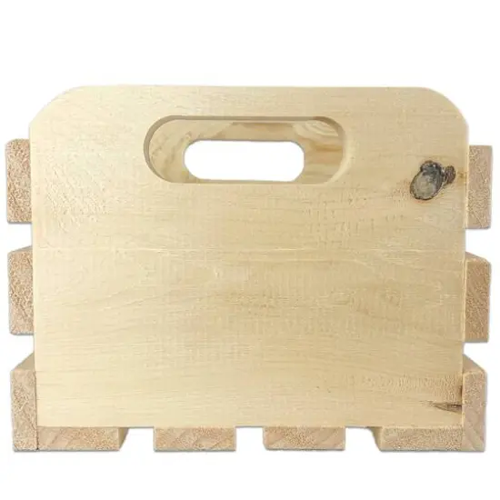 Wilson&reg; Enterprises 8" x 7" x 5.5" Pine Handle Crates, 2ct. {7}