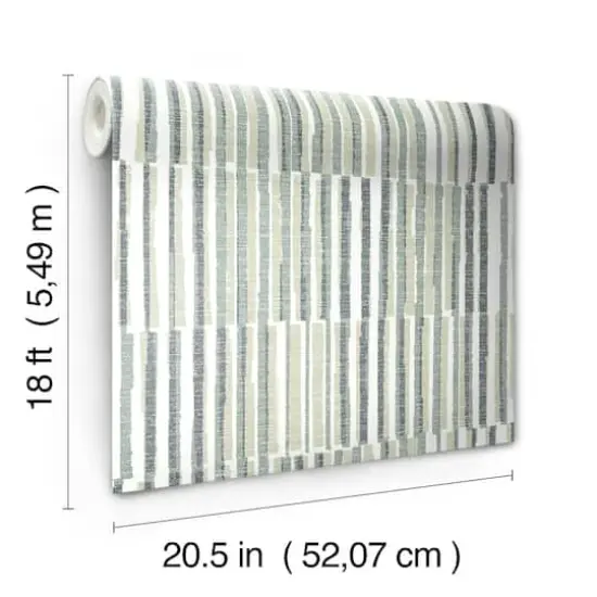 NuWallpaper Kingston Gray Peel & Stick Wallpaper {5}