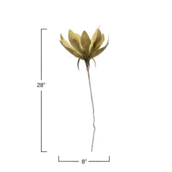 Hello Honey&reg; Chartreuse Faux Leaf Stem {4}