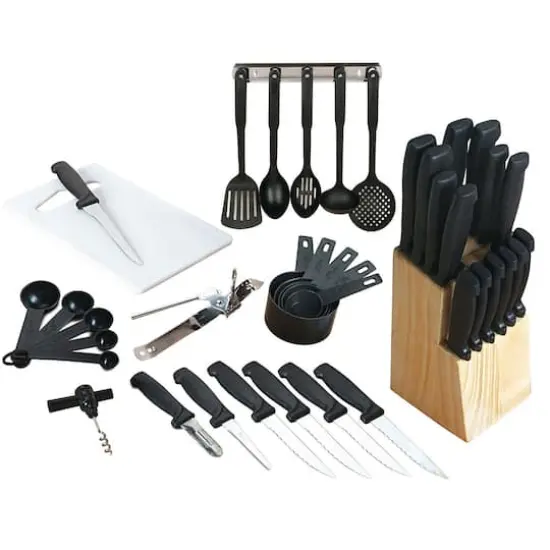 Gibson Home Total Kitchen 41-Piece Cutlery Combo Set {1}