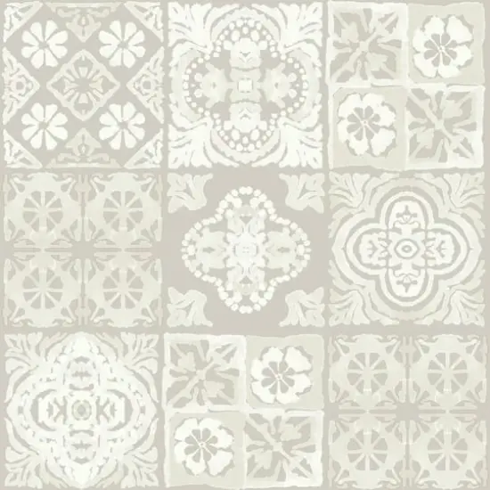 RoomMates Marrakesh Tile Peel & Stick Wallpaper Tan/Beige {1}
