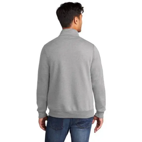 Port & Company® Core Fleece 1/4 Zip Pullover Sweatshirt Athletic Heather {6}
