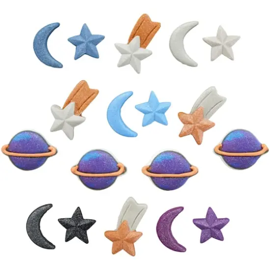 Wilton&reg; Planet, Moon & Star Royal Icing Decorations {3}