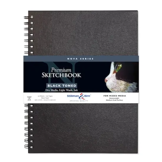 Stillman & Birn&trade; Nova Series Black Toned Premium Mixed Media Sketchbook {1}