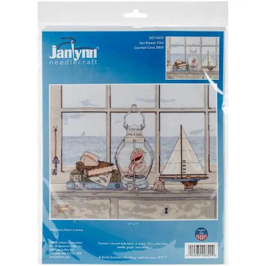 Janlynn&reg; Sea Breeze Vista Counted Cross Stitch Kit {3}