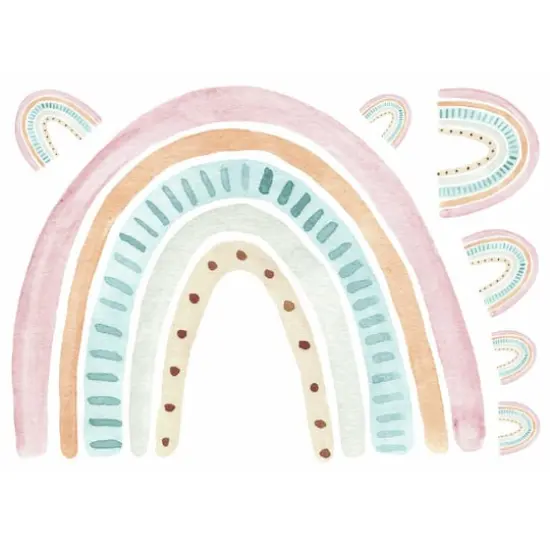 RoomMates Watercolor Rainbow Peel & Stick Wall Decals {5}