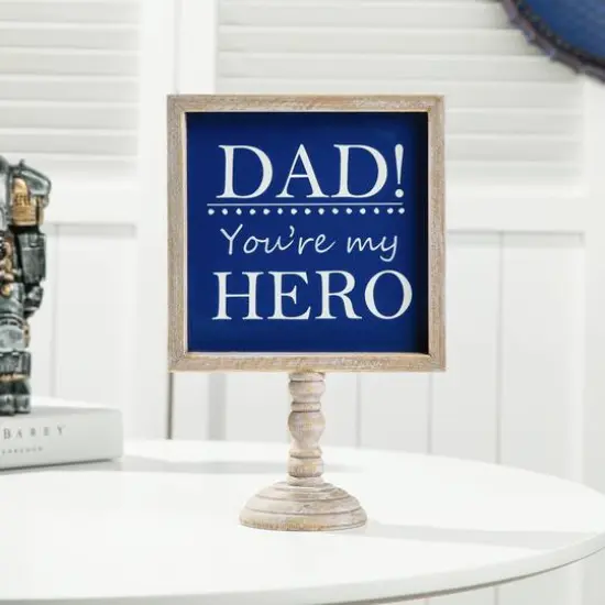 Glitzhome&reg; 11.5" Father's Day Table D&eacute;cor {3}