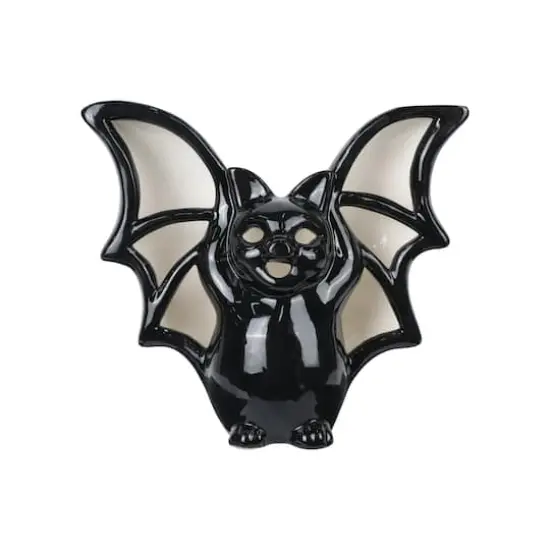 8" Black Bat LED Ceramic Tabletop D&eacute;cor by Ashland&reg; {1}