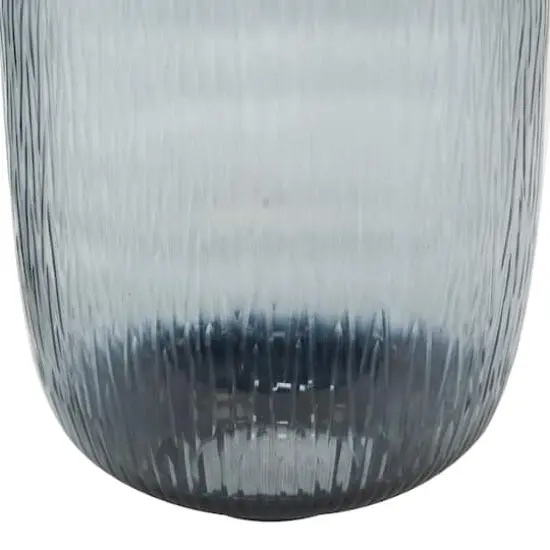 Black & Gray Ombre Glass Vase Set {8}
