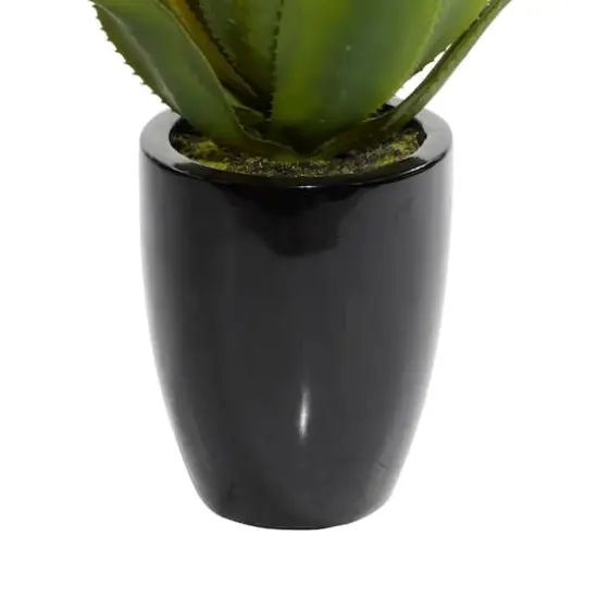 22" Potted Contemporary Succulent Artificial Foliage {5}