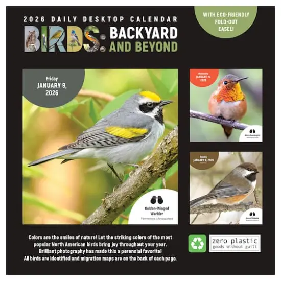 2026 Birds: Backyard & Beyond Daily Desktop Calendar {7}