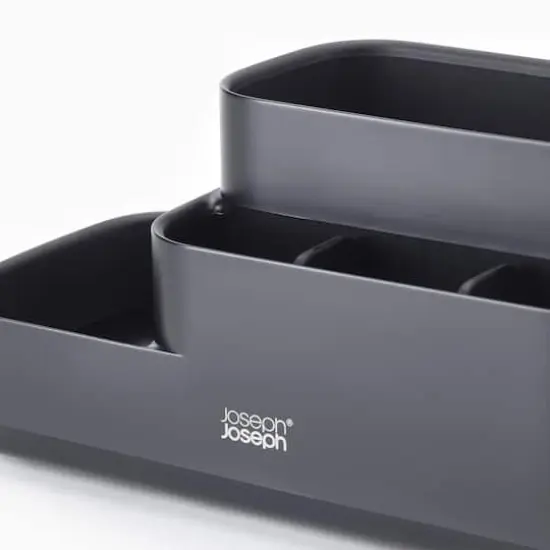 Joseph Joseph EasyStore Bathroom Caddy with Matt Black Finish {5}