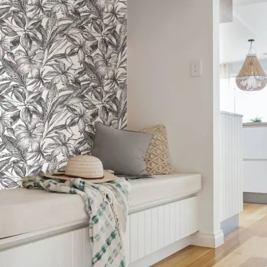 NuWallpaper Black Canopy Peel & Stick Wallpaper {7}