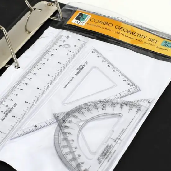 Art Alternatives Combo Geometry Set with 8" Ruler {6}