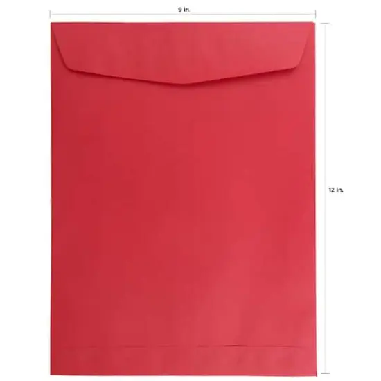 JAM Paper 9" x 12" Assorted Open End Catalog Envelopes, 50ct. {5}