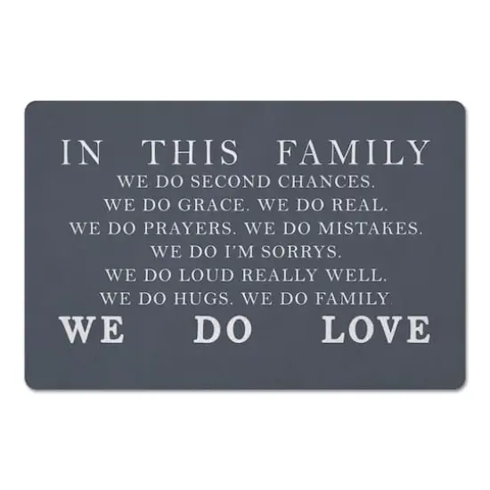 18" x 27" In This Family Floor Mat {1}