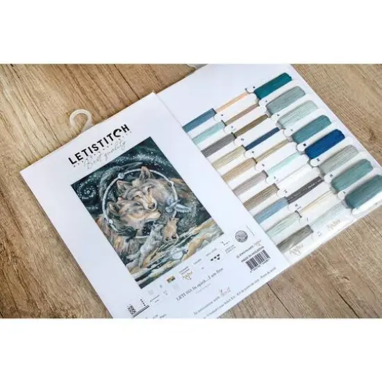 Letistitch In Spirit&hellip;I Am Free Counted Cross Stitch Kit {7}