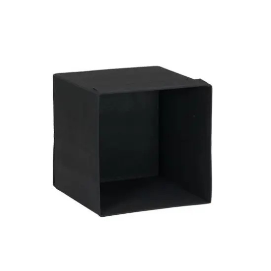 Household Essentials 11" Storage Cubes with Lip Handles, 6ct. Black {5}