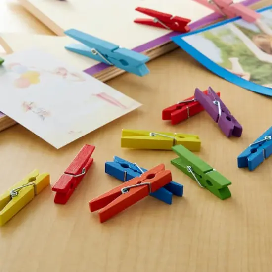 Medium Primary Clothespins by Recollections&trade; {3}