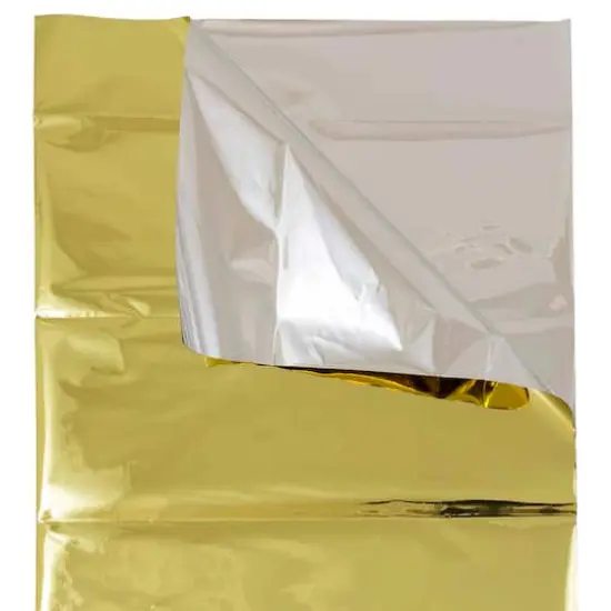 JAM Paper Mylar 20" x 26" Tissue Paper, 3ct. Gold Mylar {5}