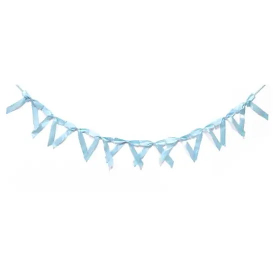 7.75ft. Blue Bow Banner by Celebrate It™ {1}