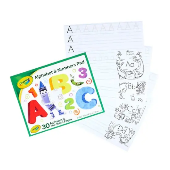 Crayola&reg; Alphabet & Numbers Pads, 12ct. {3}