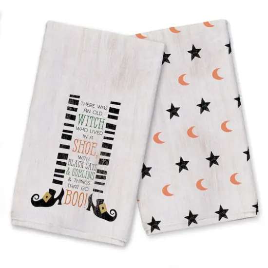 There was an Old Witch 16" x 25" Tea Towel - Set of 2 {1}