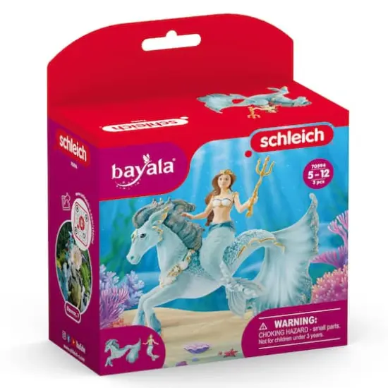 schleich&reg; Bayala&reg; Mermaid Eyela on Underwater Horse Figurine Playset {8}