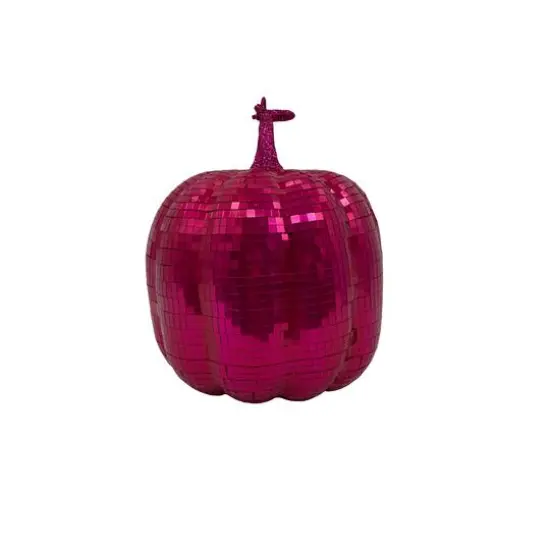 7.75" Disco Pumpkin Tabletop D&eacute;cor by Ashland&reg; Pink {3}