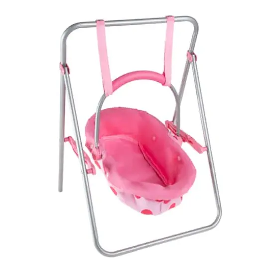 2-in-1 Baby Doll Swing and Carrier Toy Set {1}