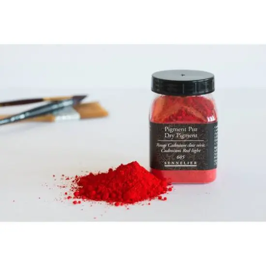 Sennelier Dry Pigment 605 Cadmium Red Light {4}