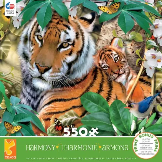 Assorted Animals 550-Piece Jigsaw Puzzle {19}