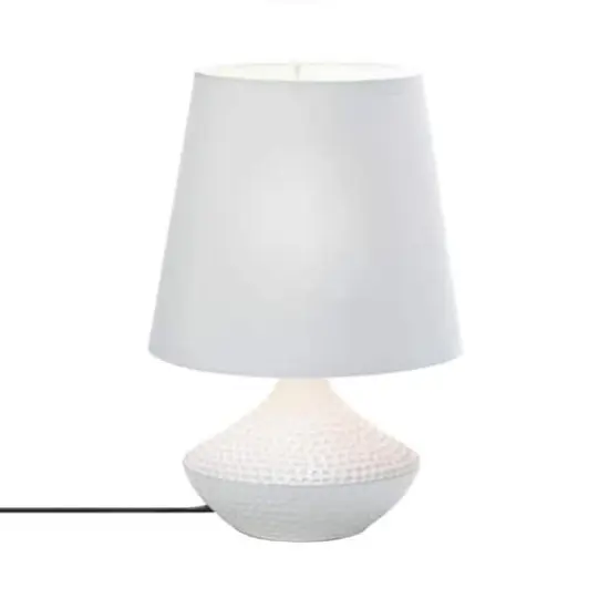 10'' White Table Lamp {1}