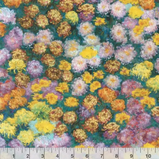 Robert Kaufman Garden of Flowers Cotton Fabric {3}