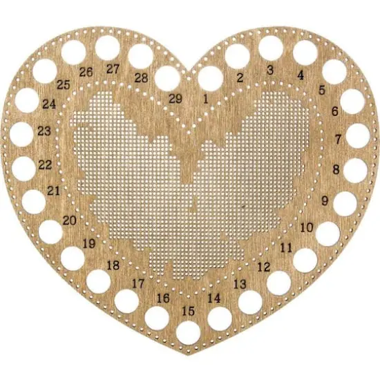 Wonderland Crafts Heart Numbered Embroidery Thread Organizer {1}