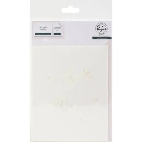 Pinkfresh Studio Reason To Smile Wreath Layering Stencils Set {4}