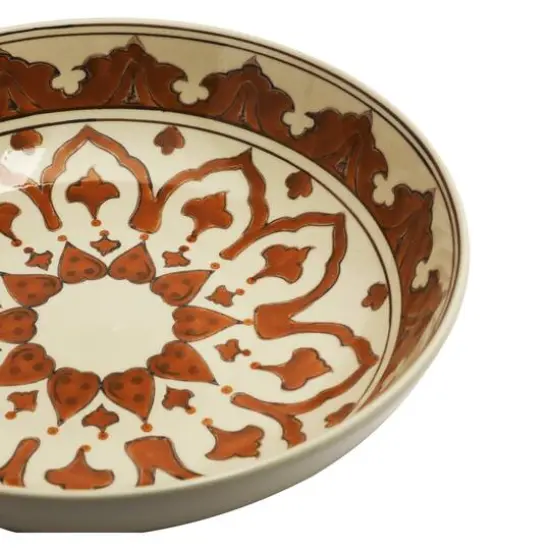 Hello Honey&reg; 14" Hand Painted Ceramic Serving Bowl {10}