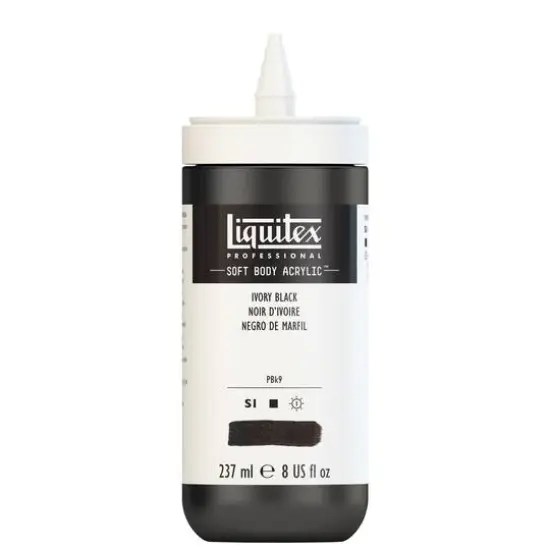 Liquitex&reg; Professional Soft Body Acrylic Color, 8oz. Ivory Black {7}